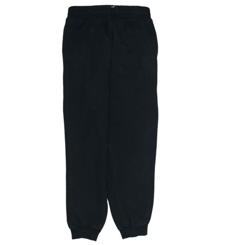 Puma Boys Black Jogger Sweatpants 13-14 Years Elastic Waist Pockets