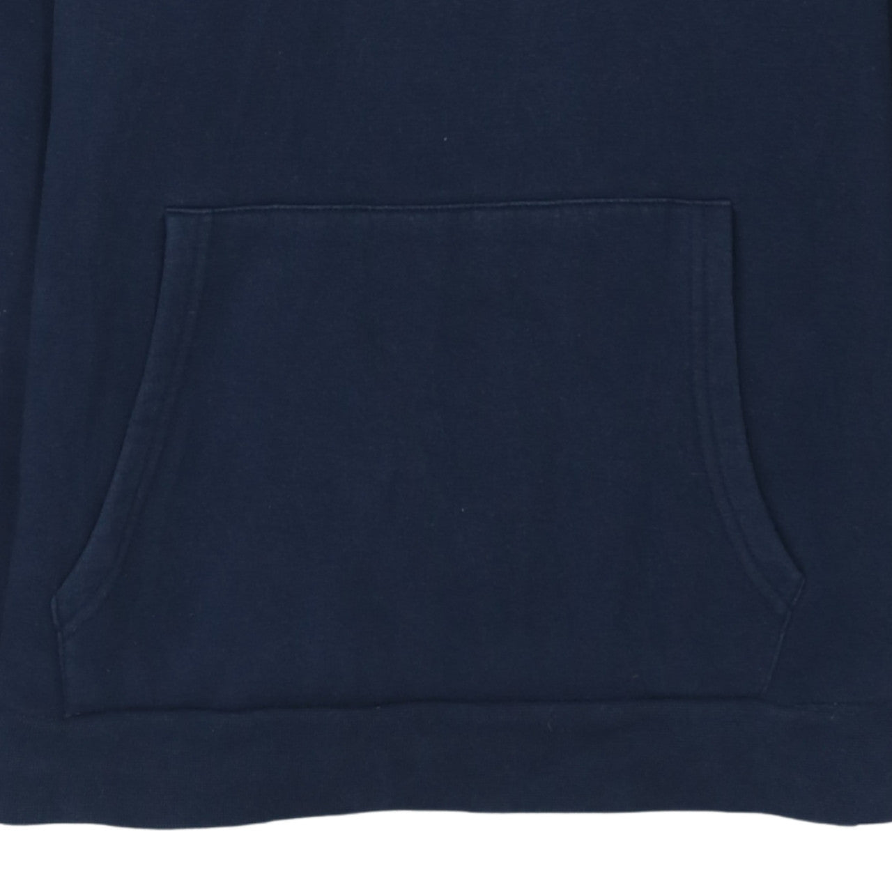 Mercier Men’s Blue Pullover Hoodie S Embroidered Logo Fleece