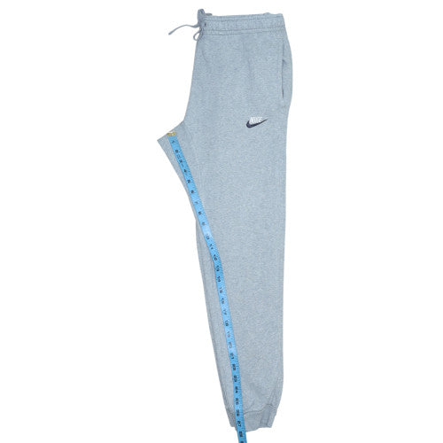 Nike Men's Grey Regular Fit Fleece Sweatpants S