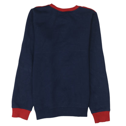 Brand and care label for Fila boys’ multicoloured regular fit crew neck pullover sweatshirt 164cm