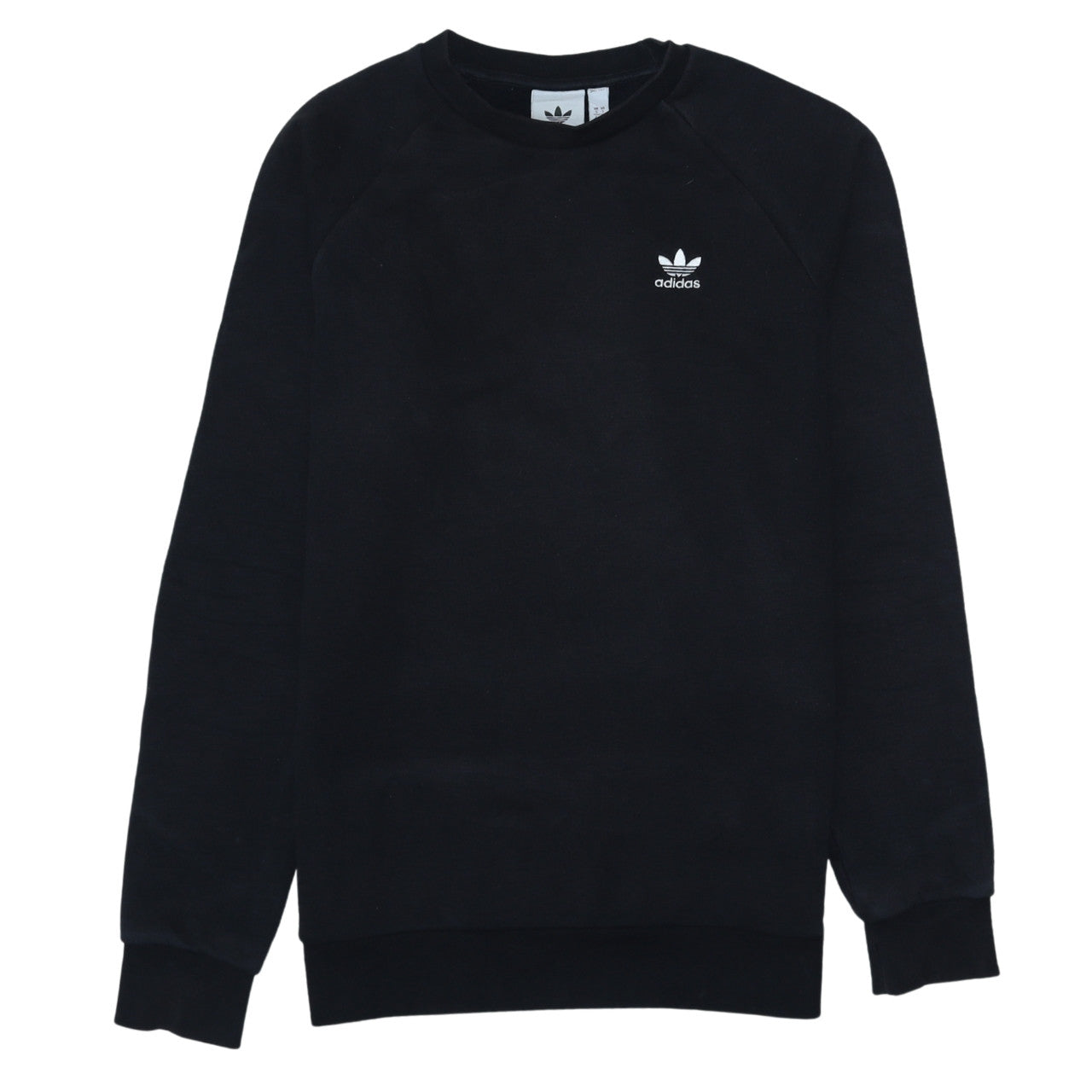 Adidas Men's Black Crew Neck Pullover Sweatshirt Size S