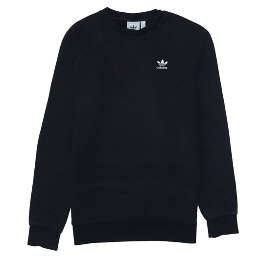 Adidas Men's Black Crew Neck Pullover Sweatshirt Size S