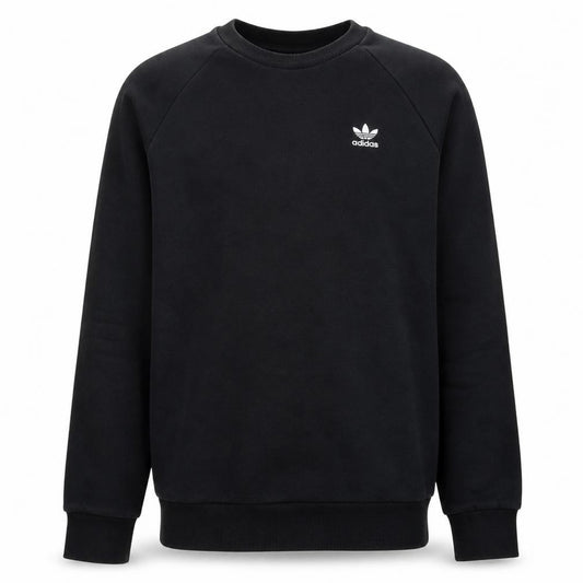 Adidas Men's Black Crew Neck Pullover Sweatshirt Size S