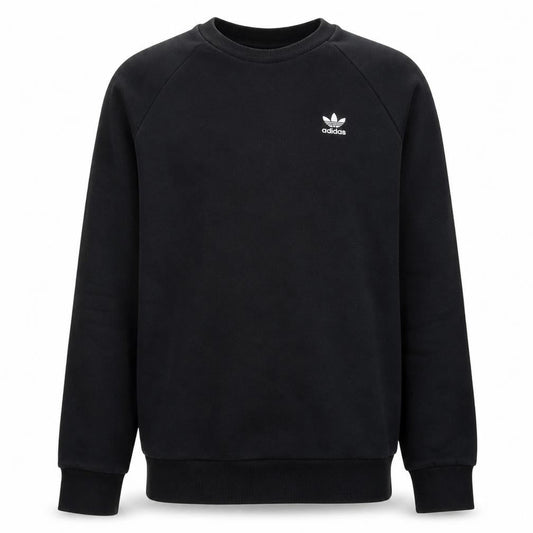 Adidas Men's Black Crew Neck Pullover Sweatshirt Size S