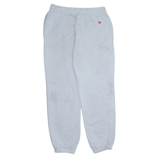 Nike Men's Grey Fleece Sweatpants M Regular Fit Elastic Waist