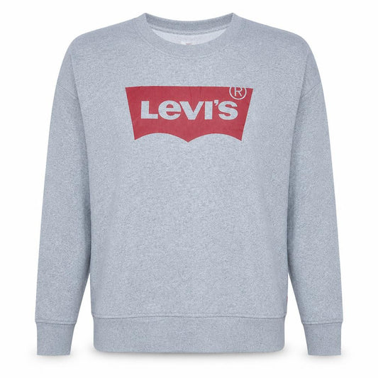 Levi's Women's Grey Logo Pullover Sweatshirt Size 2XL
