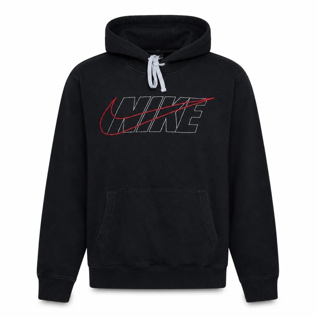 Nike Men's Black Pullover Hoodie M Graphic Logo Sportswear