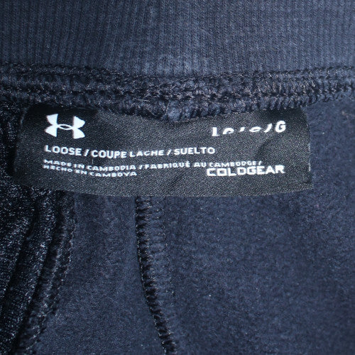 Under Armour Womens Black Jogger ColdGear Sweatpants Size L