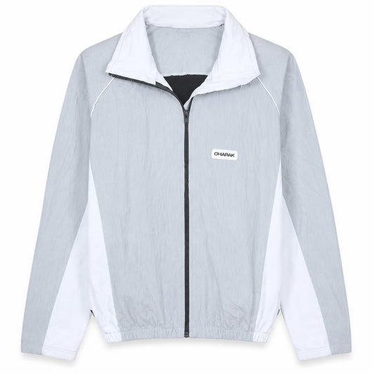 CHAPAK Men's Grey XL Lightweight Fleece Windbreaker Jacket
