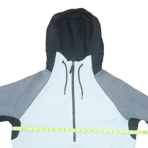 Nike Men's Grey 1/2 Zip Hoodie Size L Sportswear