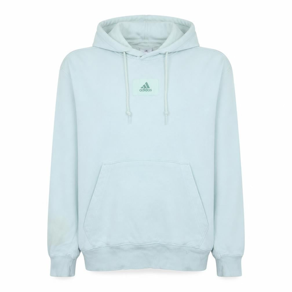 Adidas Womens Light Blue Pullover Hoodie XS Cotton Blend
