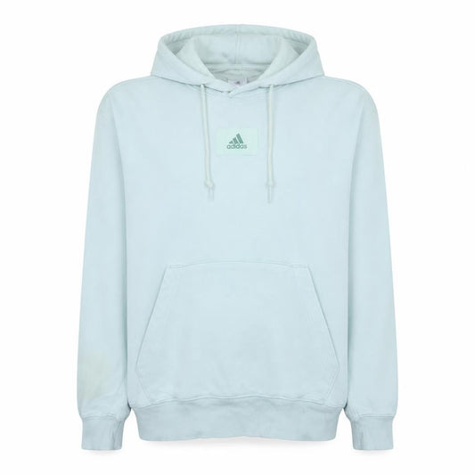 Adidas Womens Light Blue Pullover Hoodie XS Cotton Blend