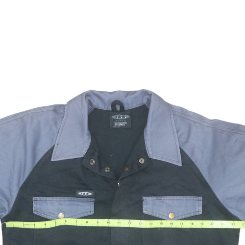 J.A.K Men's Black XL Work Jacket Polyester Cotton Canvas