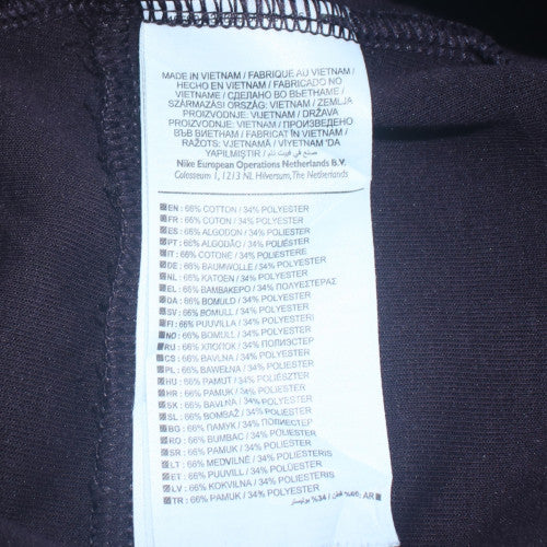 Nike Men's Black Jogger Trousers M Regular Fit Fleece
