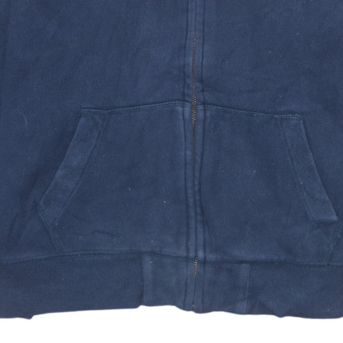 GAP Kids Boys Navy Blue Full Zip Hoodie 13XL Cotton Fleece Sweatshirt
