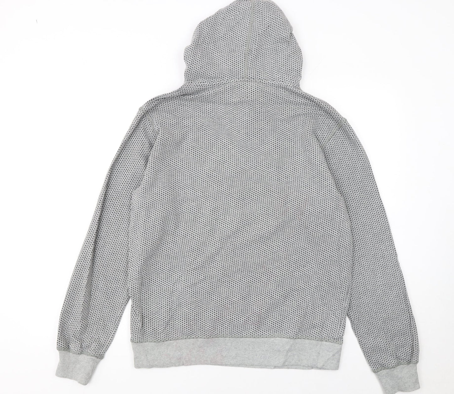 Converse Womens Grey Polka Dot Pullover Hoodie Medium