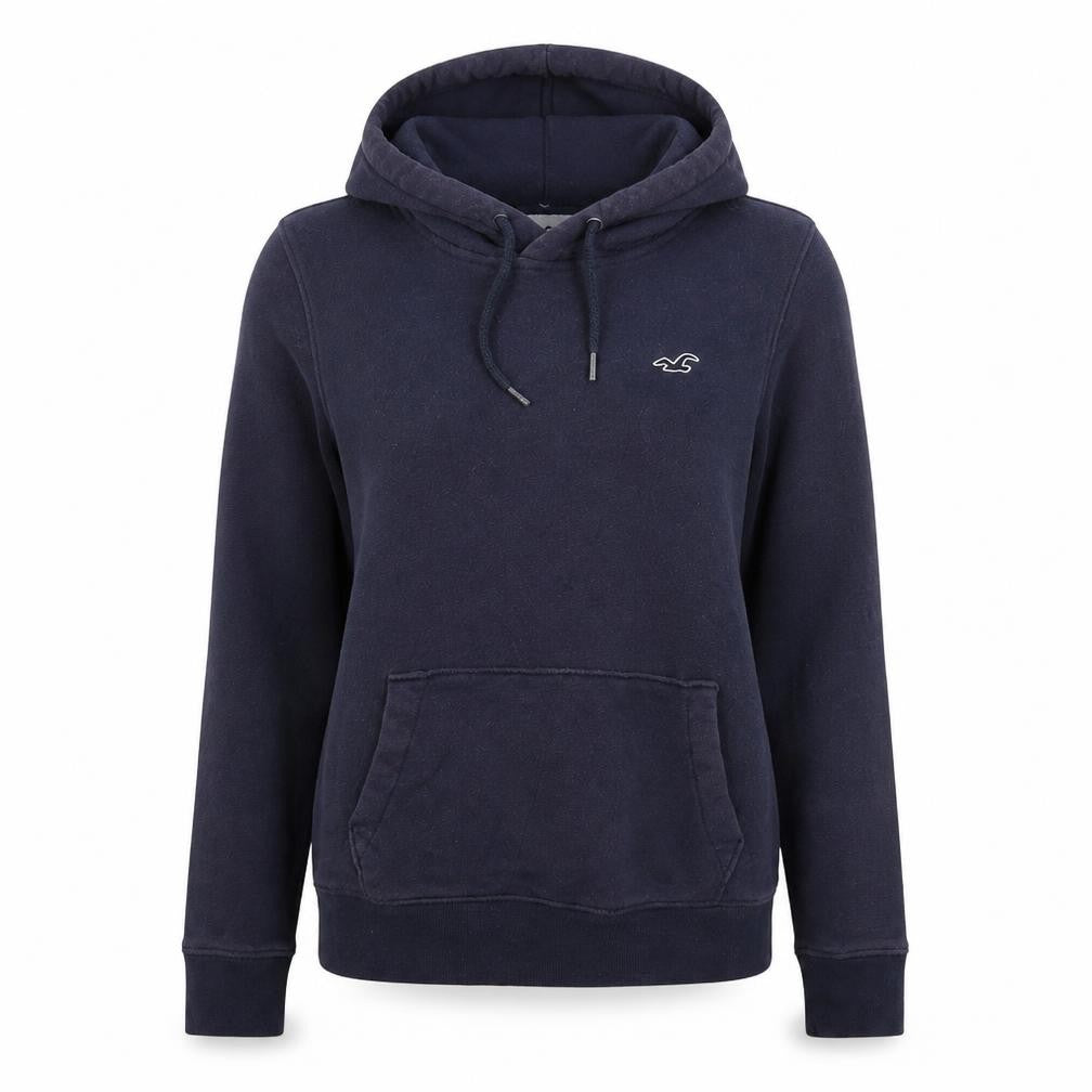Hollister Womens Navy XS Pullover Hoodie Must-Have Collection Cotton Blend