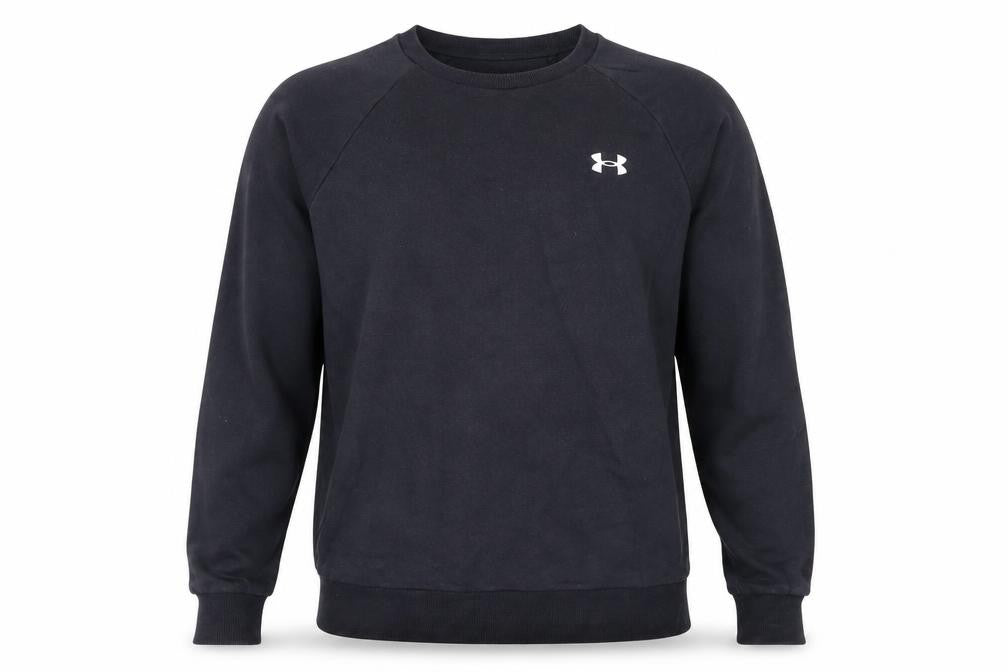 Under Armour Men's Black M Pullover Sweatshirt Crew Neck Fleece
