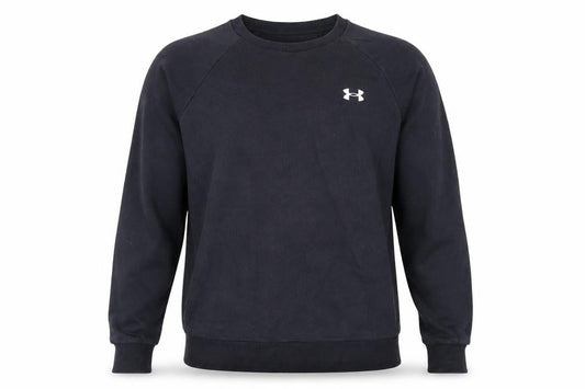 Under Armour Men's Black M Pullover Sweatshirt Crew Neck Fleece