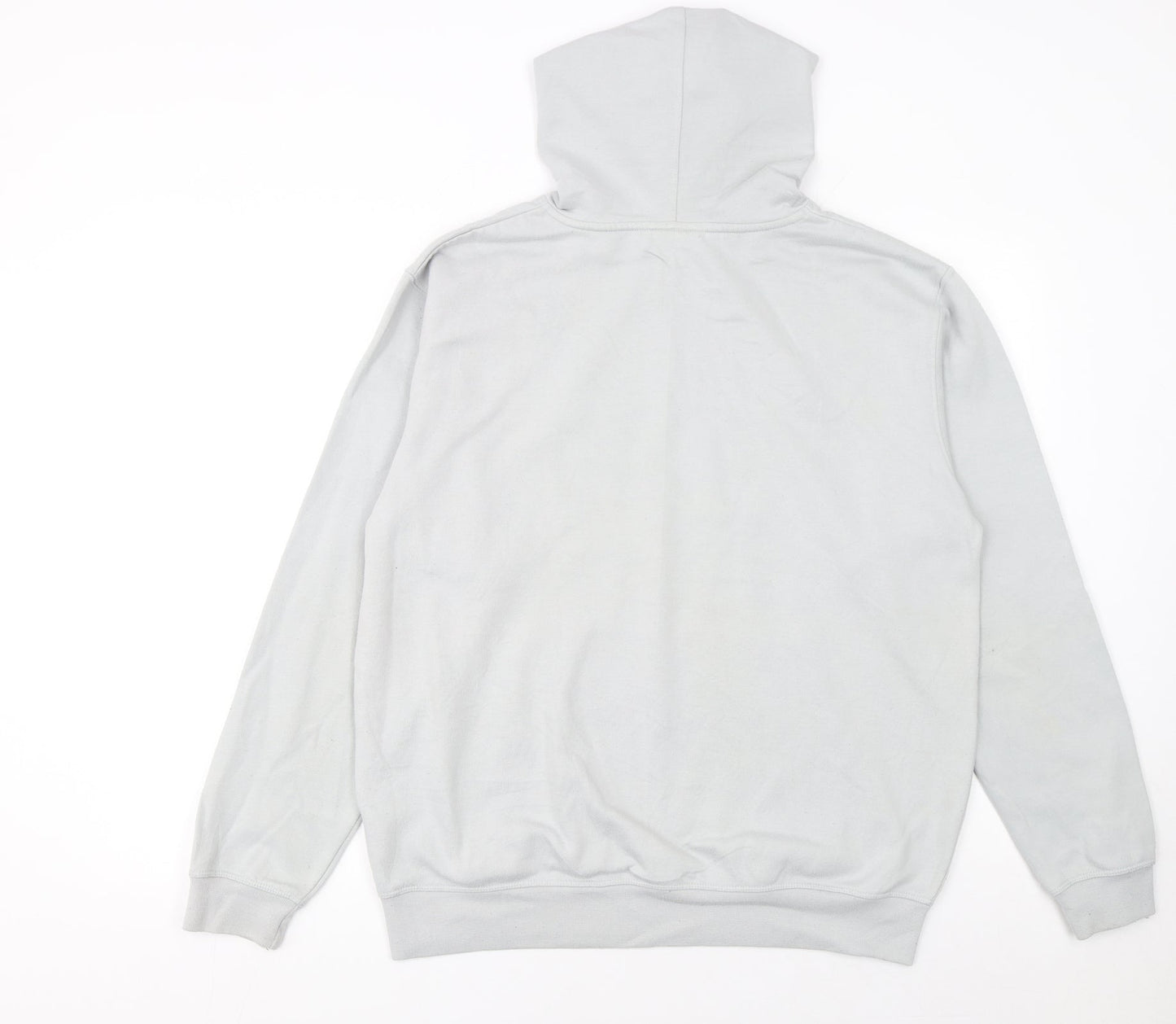 Reebok Men's Grey Pullover Hoodie Size S Sports Fleece Sweatshirt