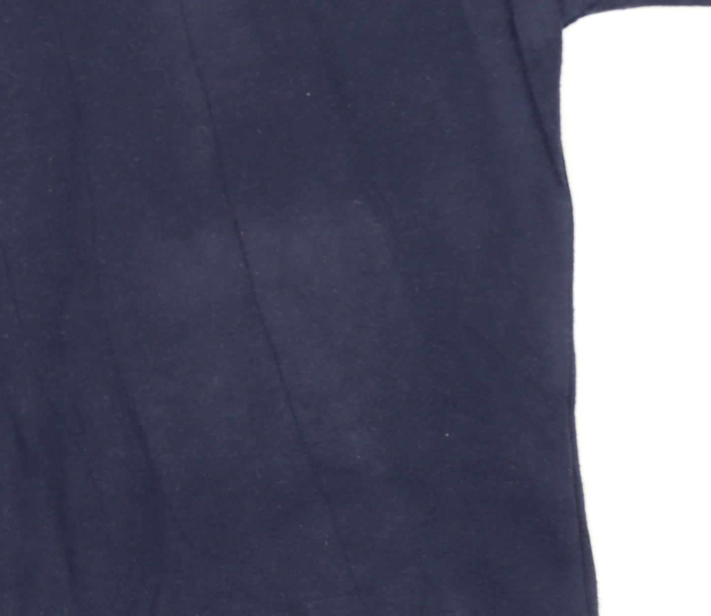 GAP Women Navy Blue Tall Sweatshirt L Logo Crew Neck Casual