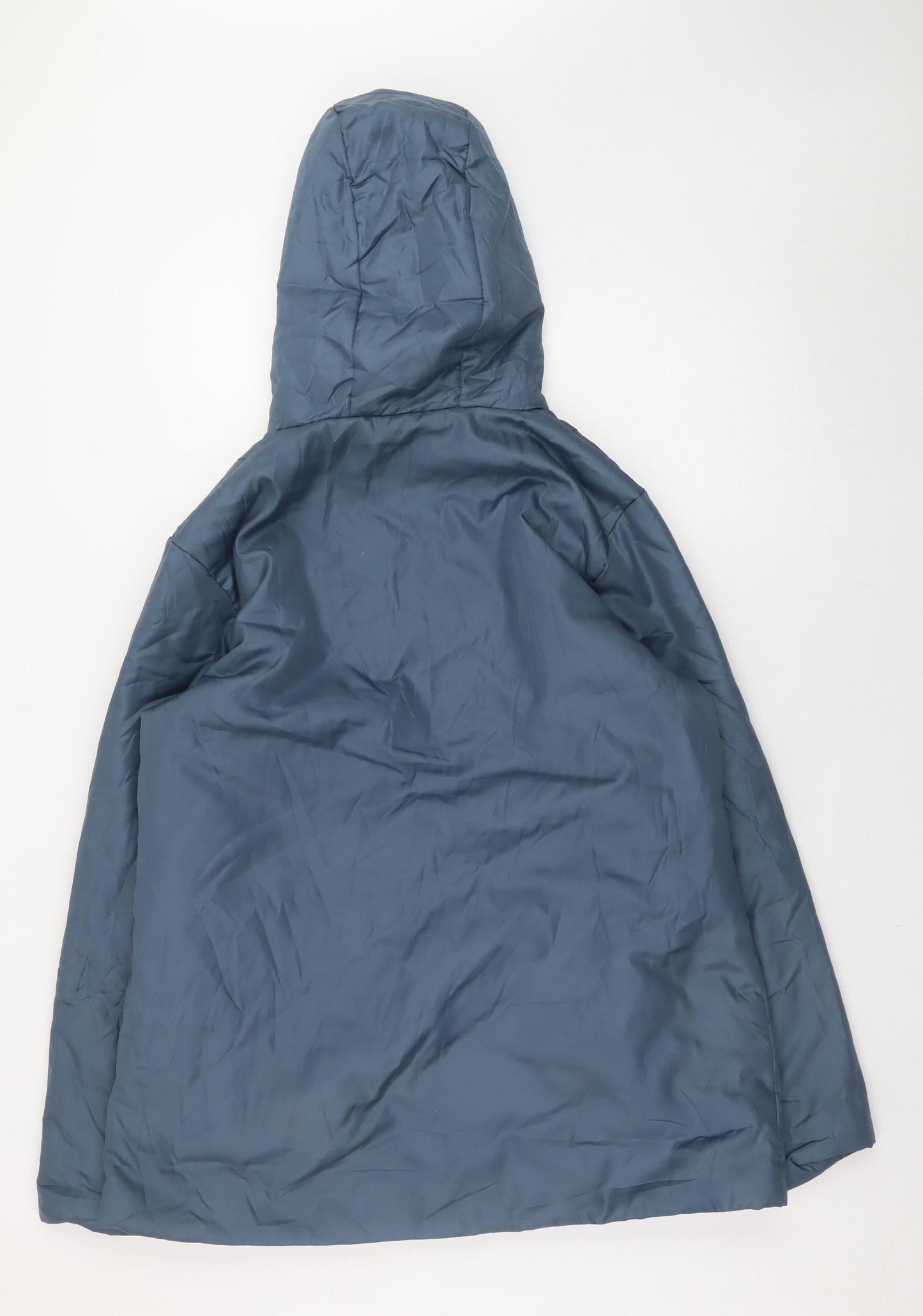 Nathalie Andersen Women's Blue Hooded Puffer Jacket Size S
