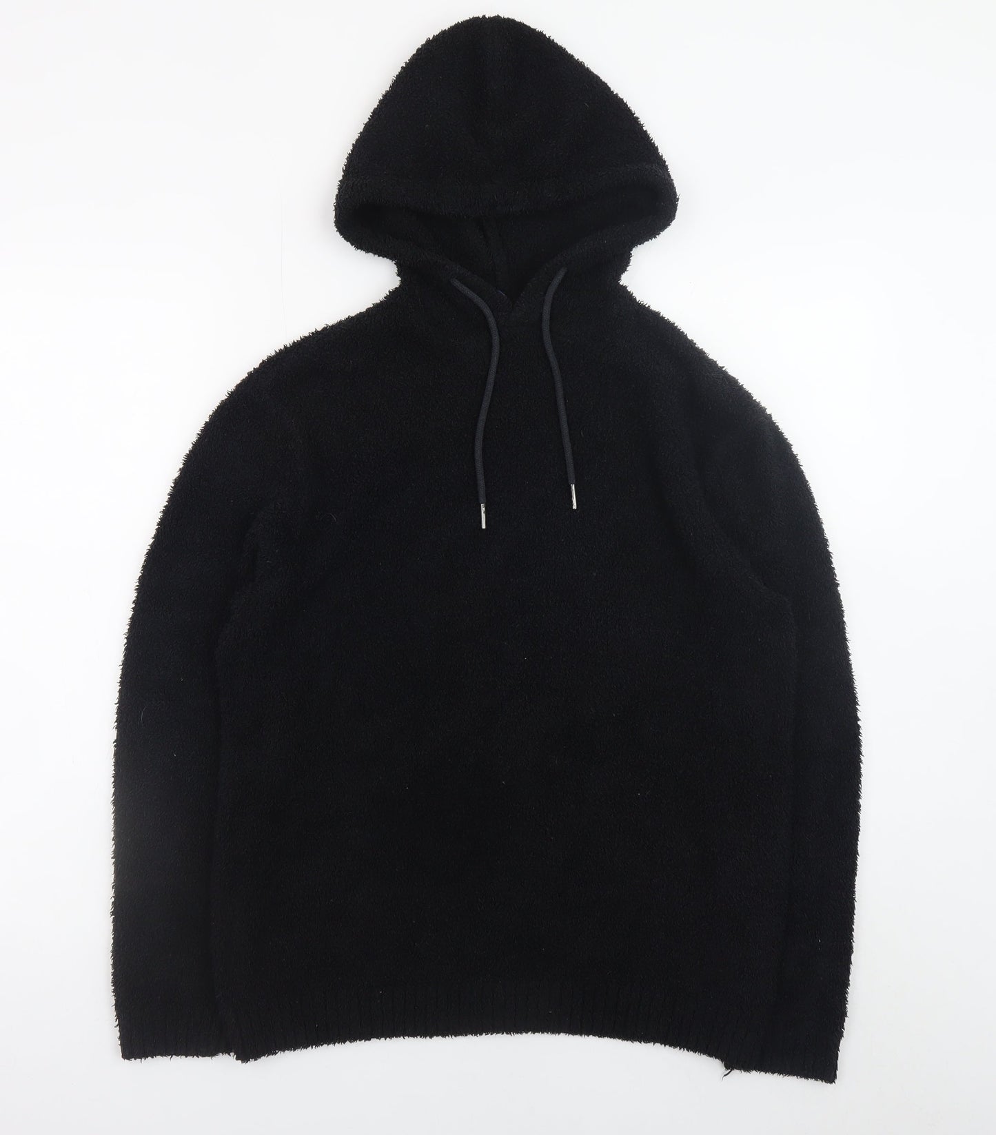 H&M Divided Women's Black Pullover Hoodie XS Soft Fleece