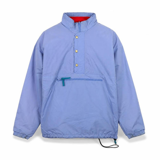 Cotton Traders Men's Blue Nylon Fleece Lined Anorak Jacket Size M