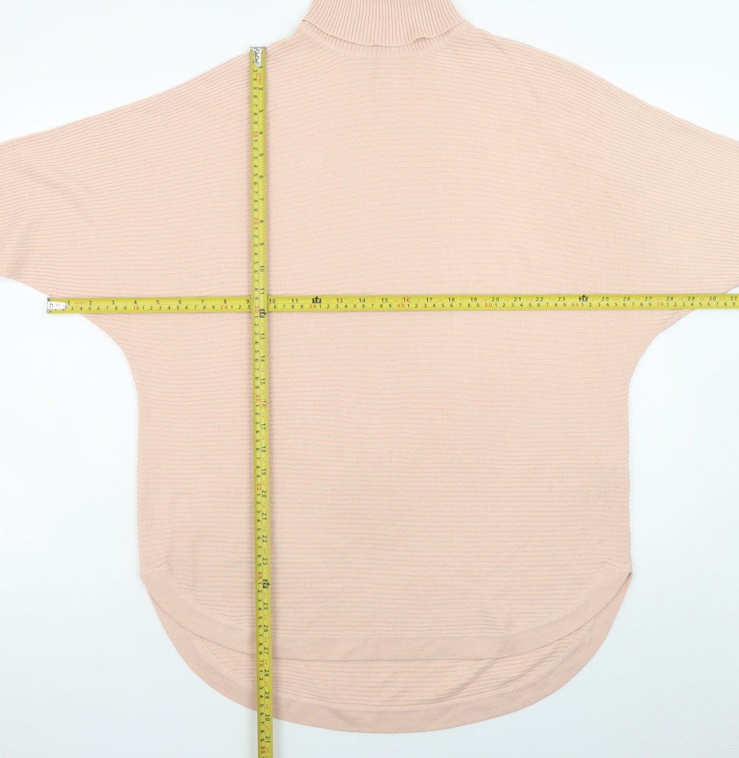 Principles Womens Beige Roll Neck Long Sleeve Acrylic Jumper Size 16