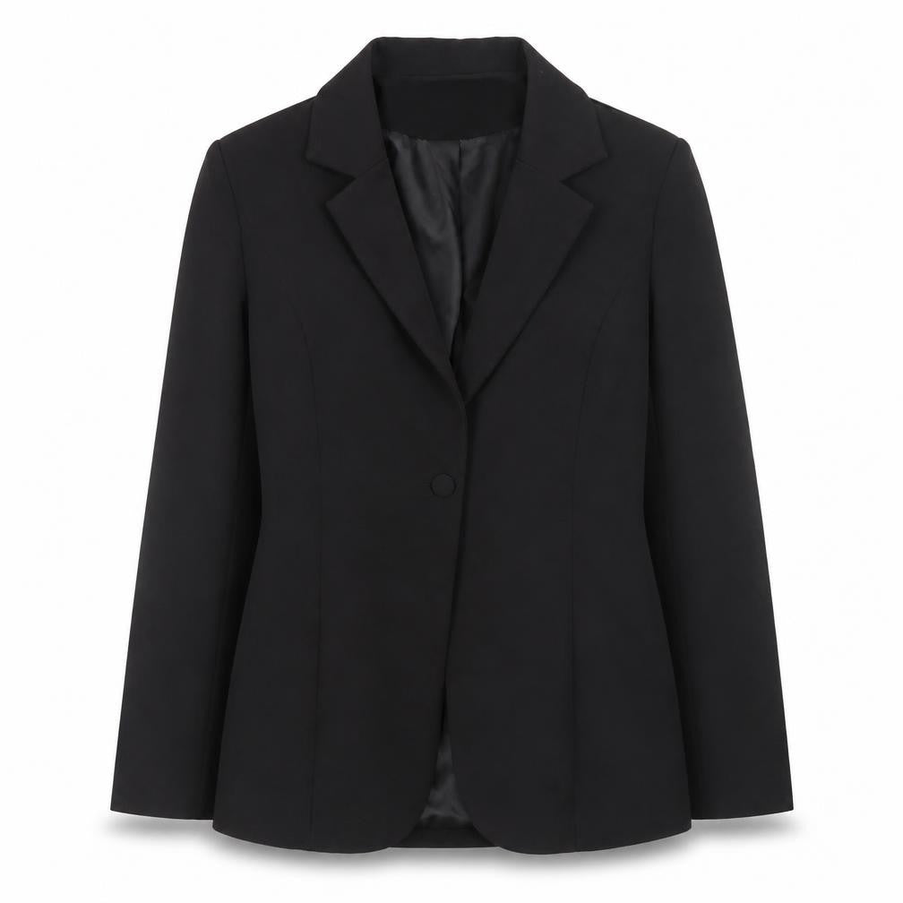 Missguided Womens Black Slim Fit Classic Blazer UK 10