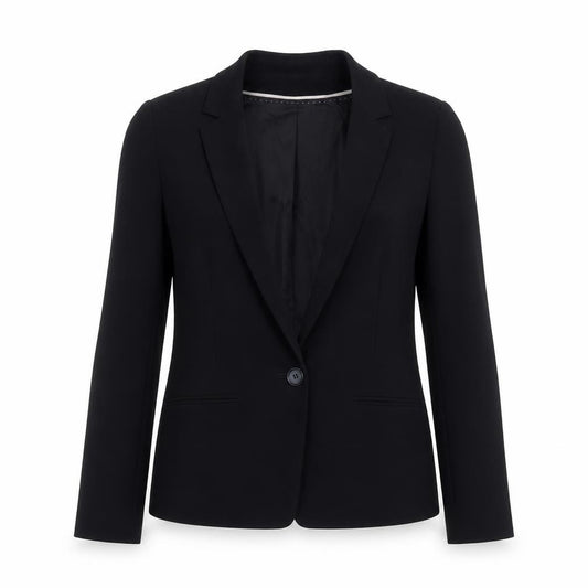 Marc Cain Women's Black Blazer Size 12 Classic Formal Jacket