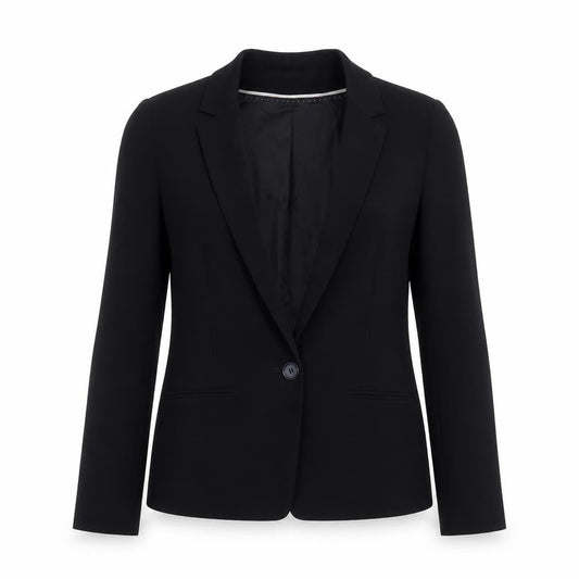 Marc Cain Women's Black Blazer Size 12 Classic Formal Jacket