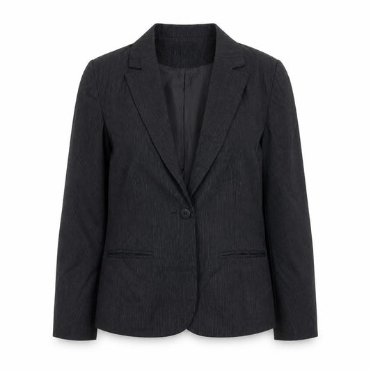 Therapy Womens Black Pinstripe Blazer Size 10 Classic Formal Jacket