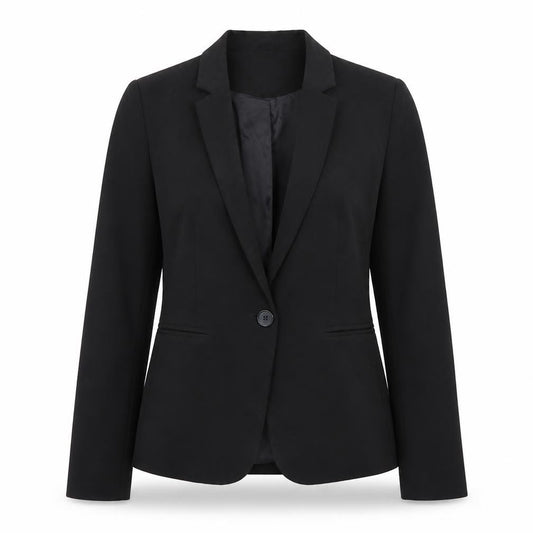 New Look Women’s Black Blazer Jacket Size 10 Smart Formal Workwear