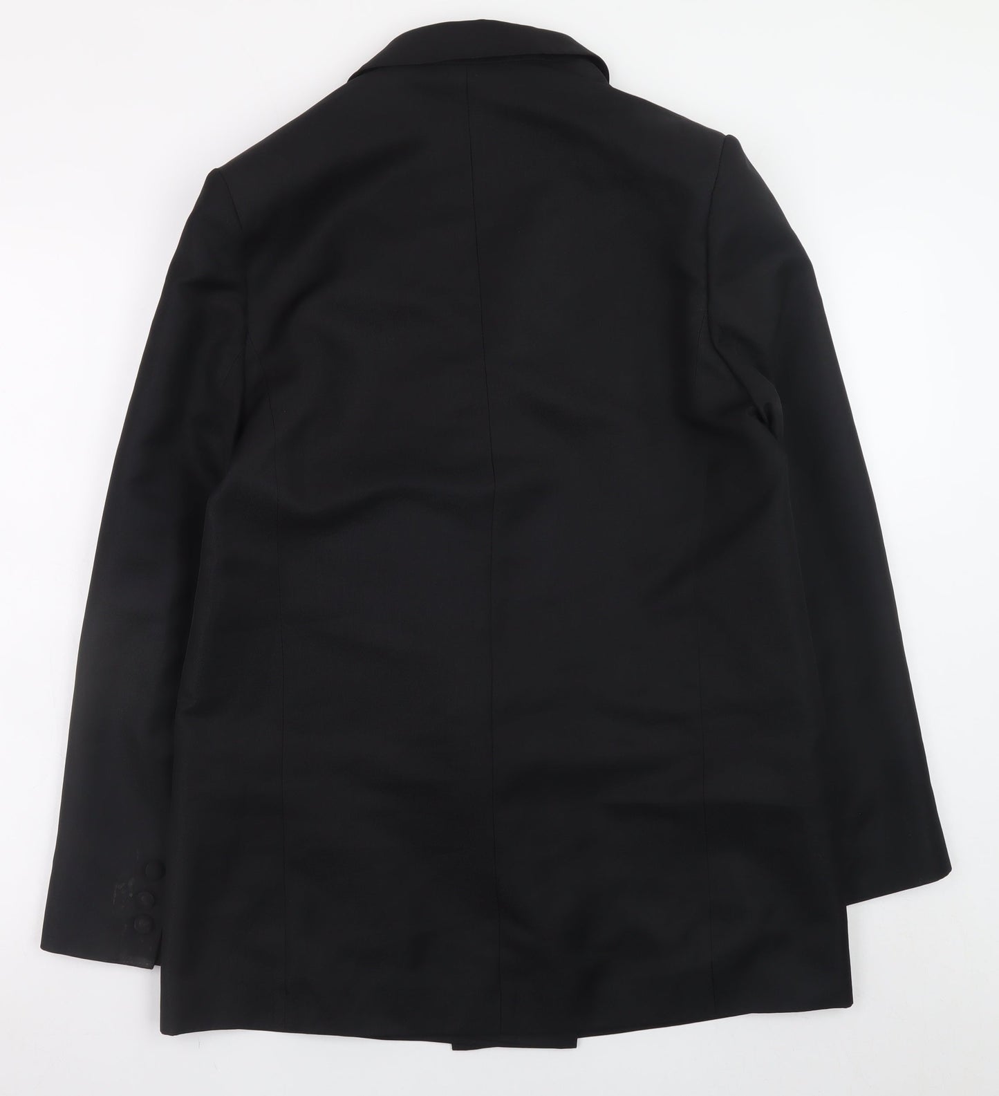 ASOS Womens Black Long Blazer UK 10 Formal Business Jacket