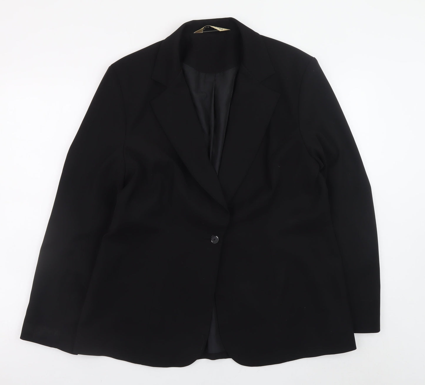 She's no Angel Women's Black Blazer Size 16 Business Jacket
