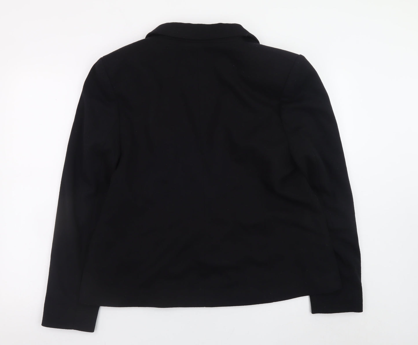 Tu Women Black Blazer Size 18 Classic Single-Breasted Jacket