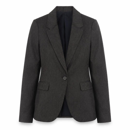 Zara Basic Women’s Brown Blazer Size 8 Single-Breasted Work Jacket