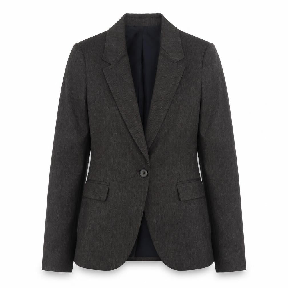 Zara Basic Women’s Brown Blazer Size 8 Single-Breasted Work Jacket