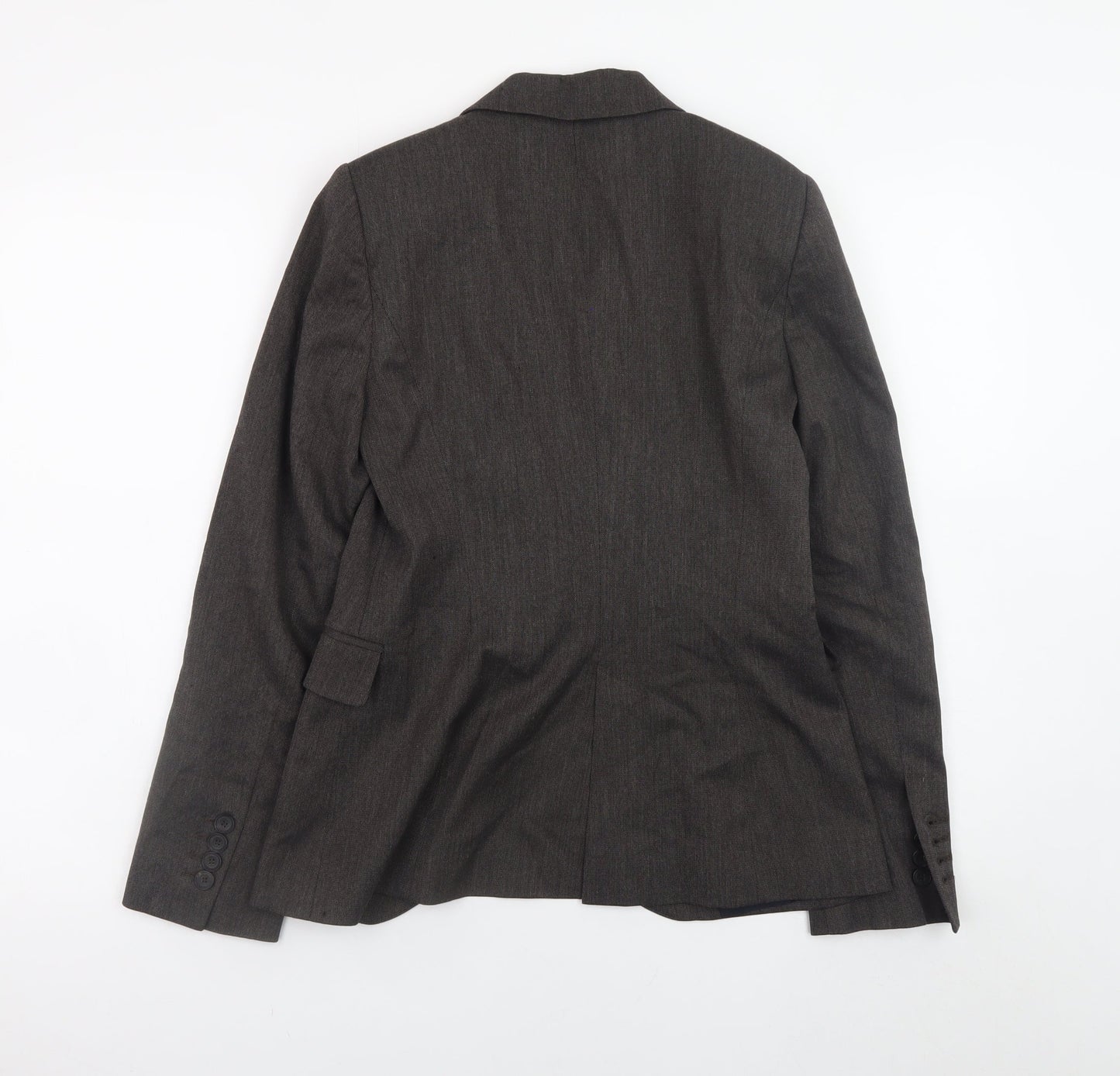 Zara Basic Women’s Brown Blazer Size 8 Single-Breasted Work Jacket