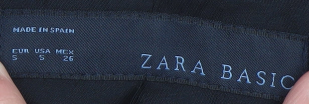 Zara Basic Women’s Brown Blazer Size 8 Single-Breasted Work Jacket