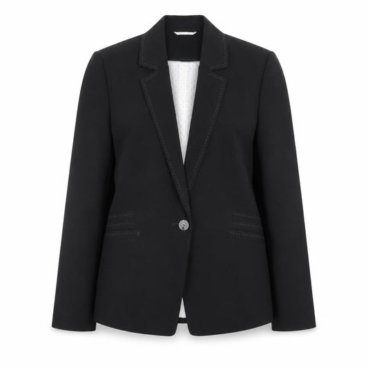 Marks & Spencer Women Grey Blazer UK 14 Classic Lined Work Jacket