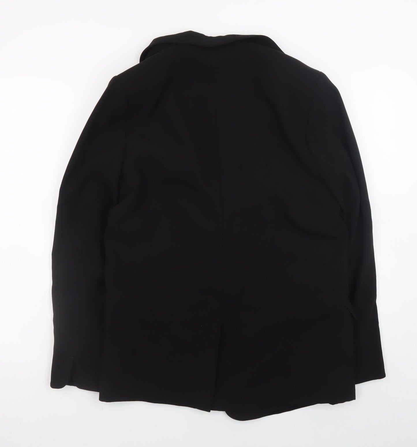 Next Womens Black Blazer Jacket Size 14 Regular Fit Lined Classic