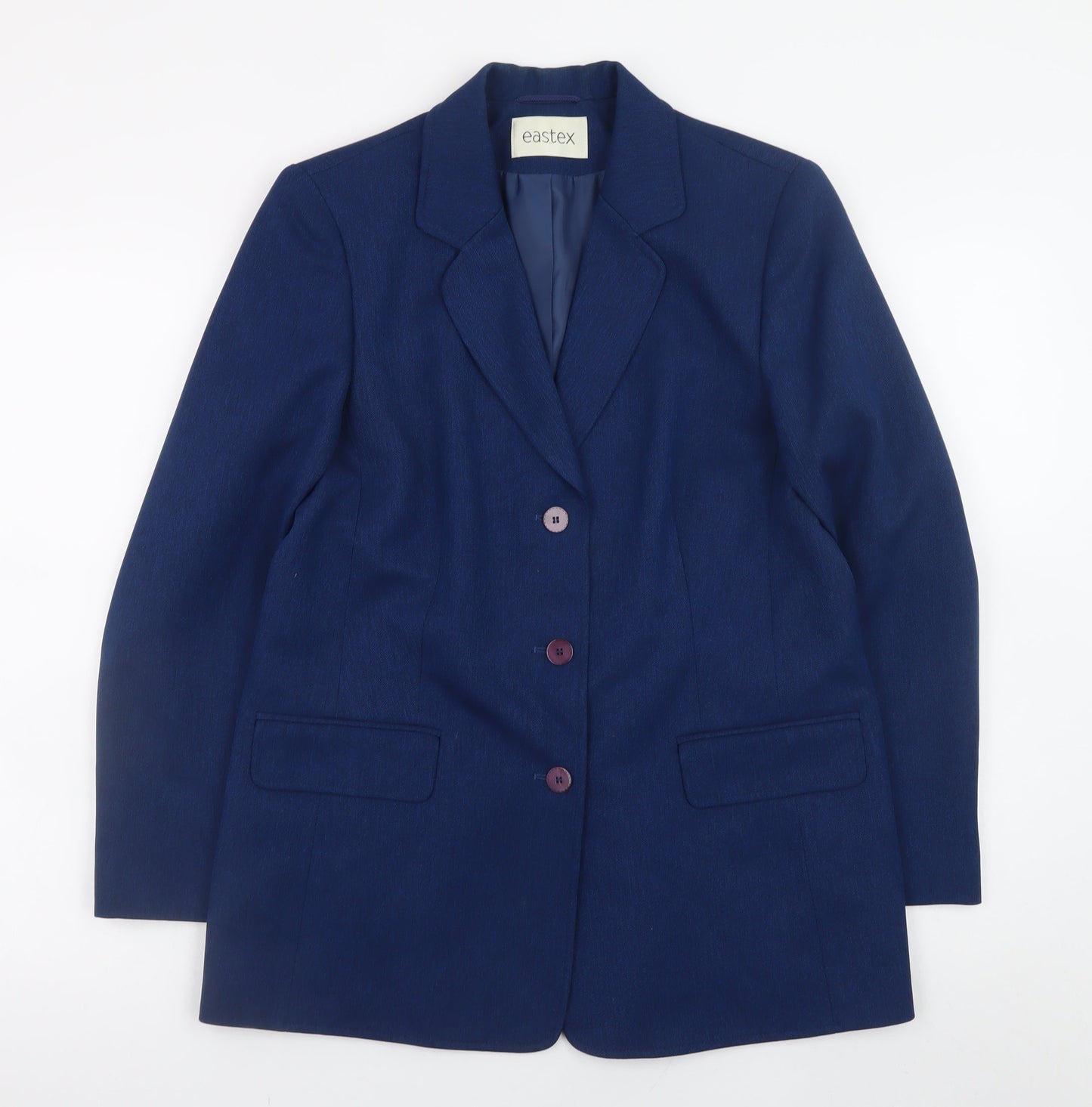 Eastex Women's Blue Classic Blazer Jacket Size 10