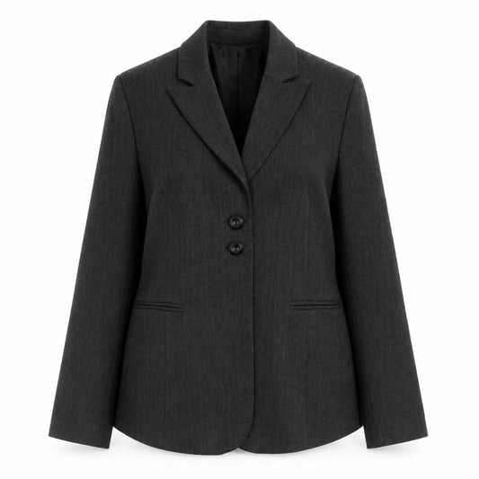 Crave Women's Grey Classic Blazer Size 8 Lined Formal Jacket