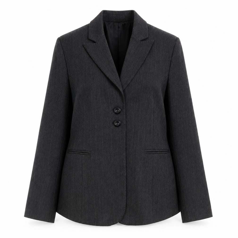 Crave Women's Grey Classic Blazer Size 8 Lined Formal Jacket