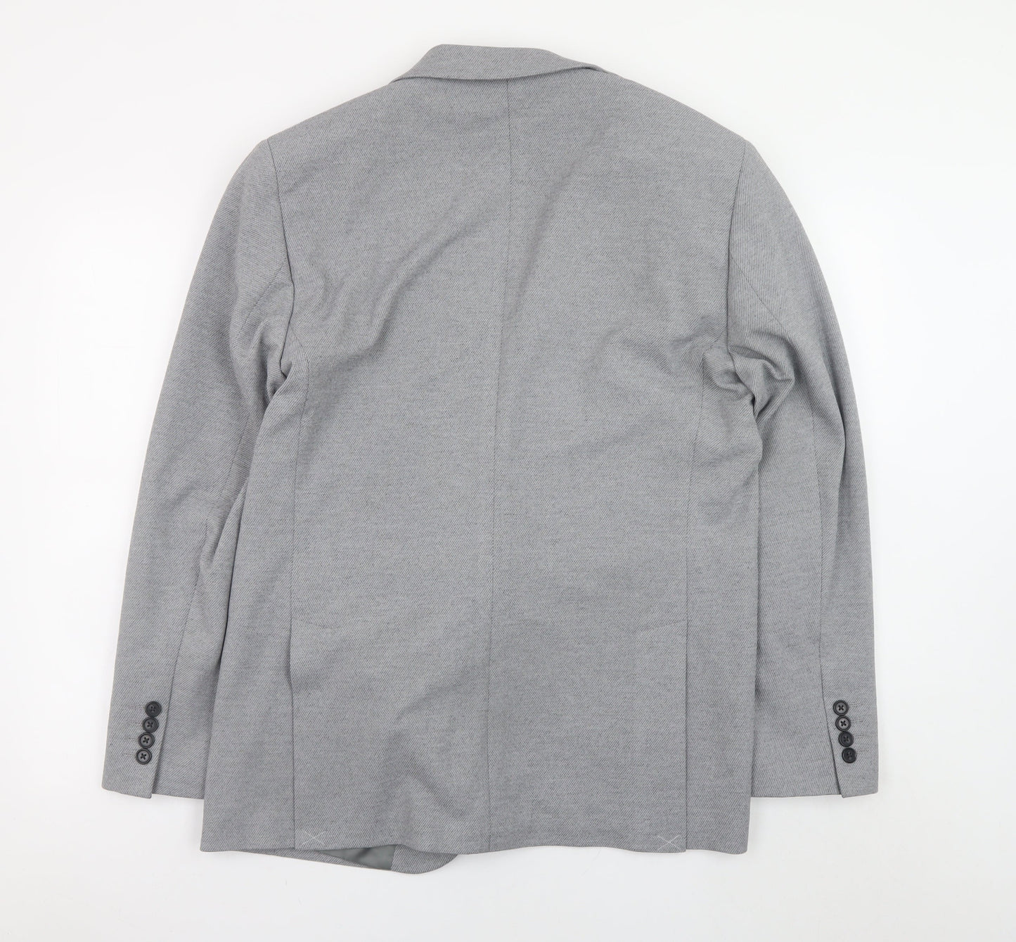 Marks and Spencer Men's Grey L Regular Fit Blazer Jacket