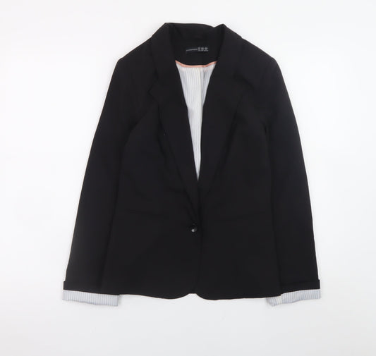 Atmosphere Women's Black Size 6 Blazer Jacket Workwear Classic Style