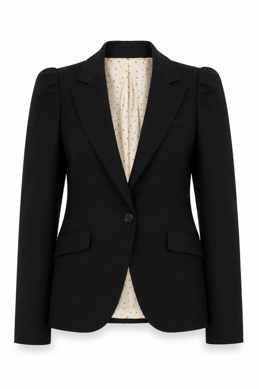 Zara Woman Black Slim Fit Blazer XS Women's Classic Work Jacket