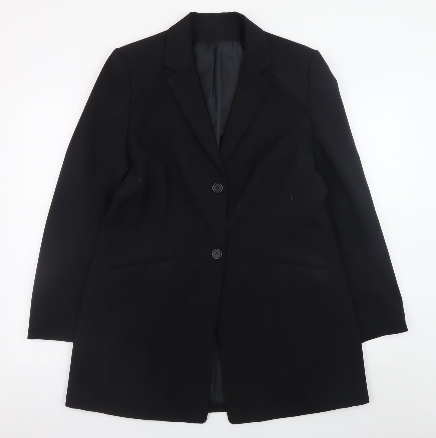 Dorothy Perkins Women’s Black Blazer Jacket Size 16 Smart Mid-Length